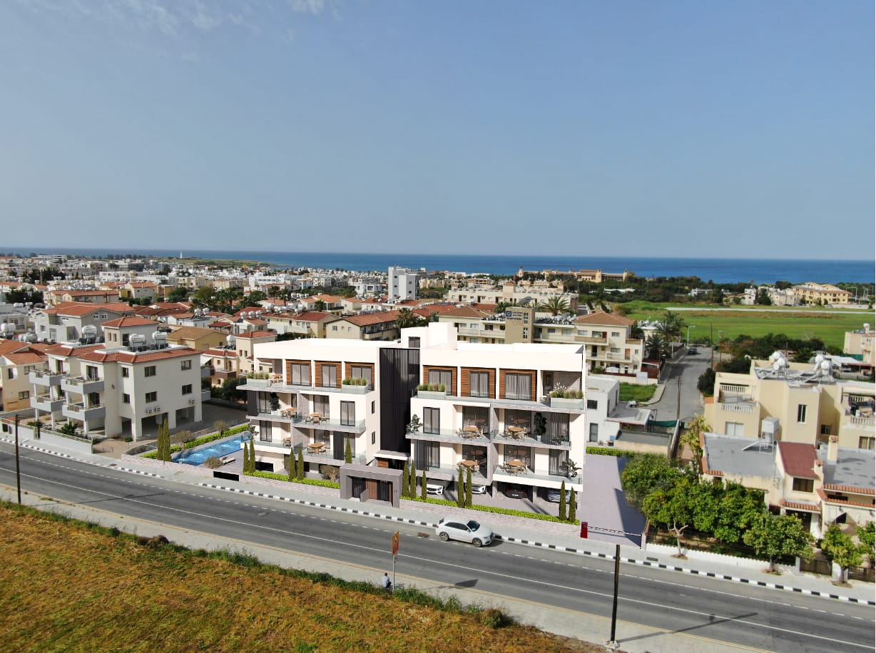 Building View of 2 bedroom Apartment in tombs of the kings , paphos Building View of 2 bedroom Apartment in tombs of the kings , paphos