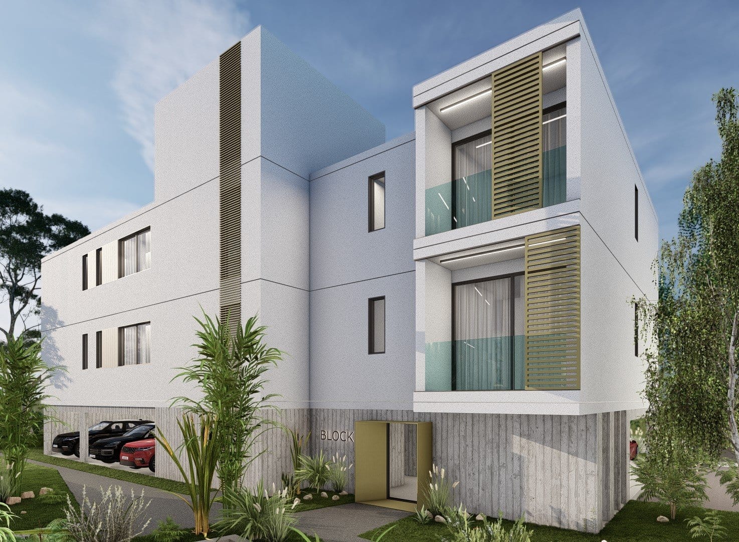 CGI’s of Kato Paphos 2 bedroom apartments with pool view CGI's of Kato Paphos 2 bedroom apartments with pool view