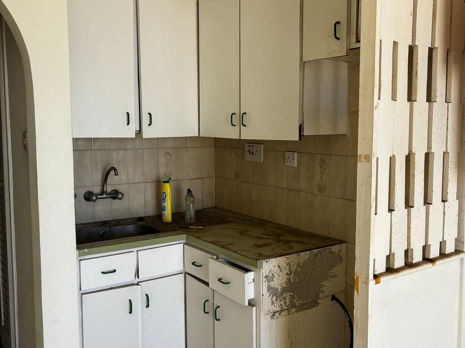 Kitchen of Studio in chloraka Kitchen of Studio in chloraka