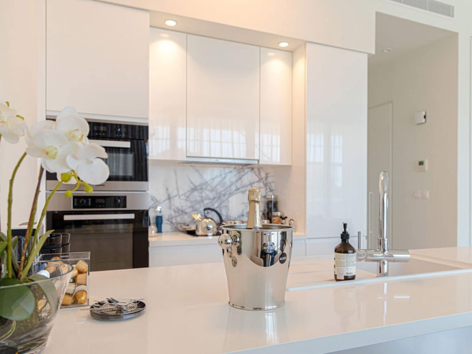 Kitchen of 1 bedroom Apartment in The city center of limassol Kitchen of 1 bedroom Apartment in The city center of limassol