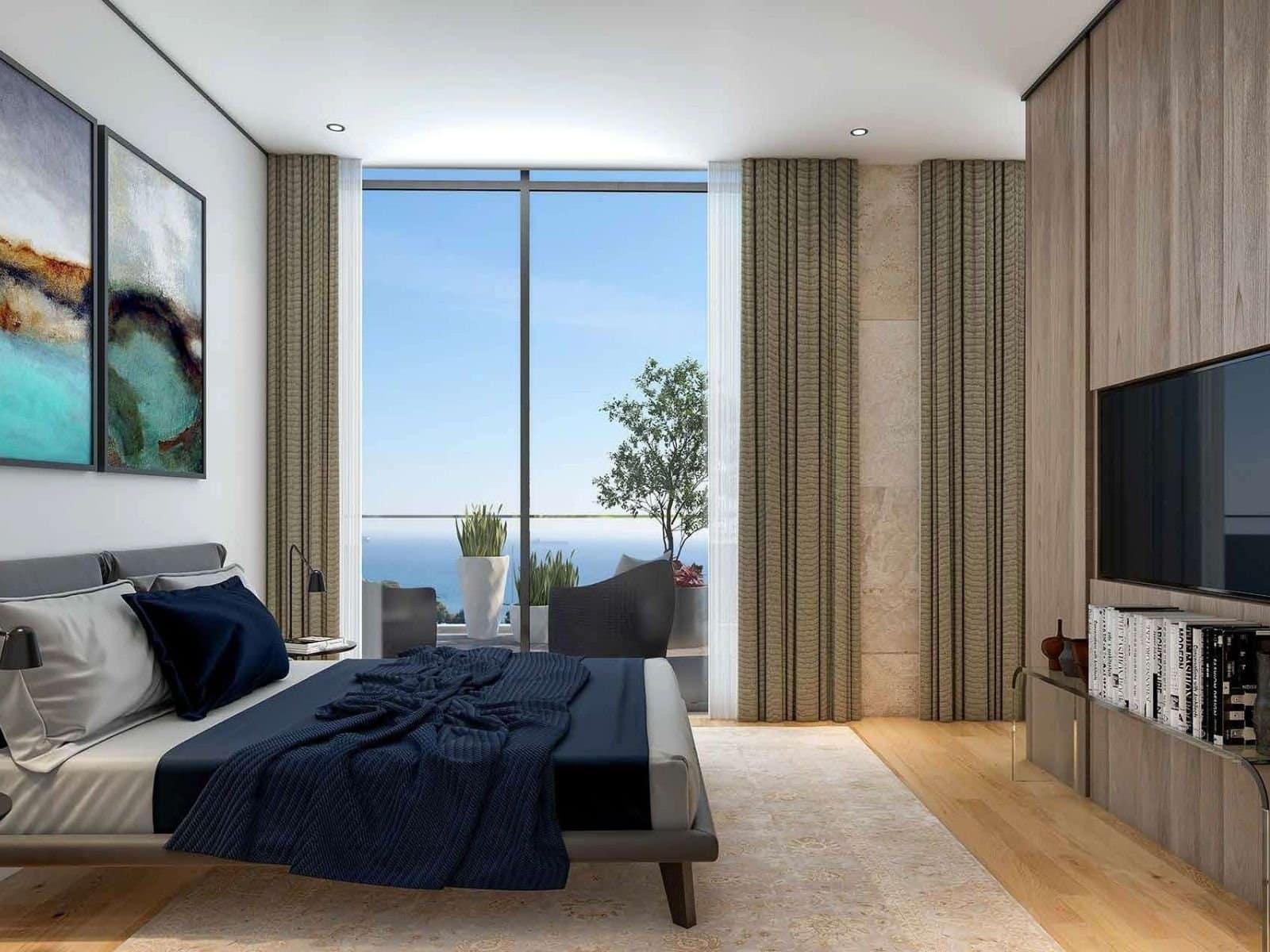 Bedroom of 1 bedroom Apartment in Ayios Tychonas limassol Bedroom of 1 bedroom Apartment in Ayios Tychonas limassol