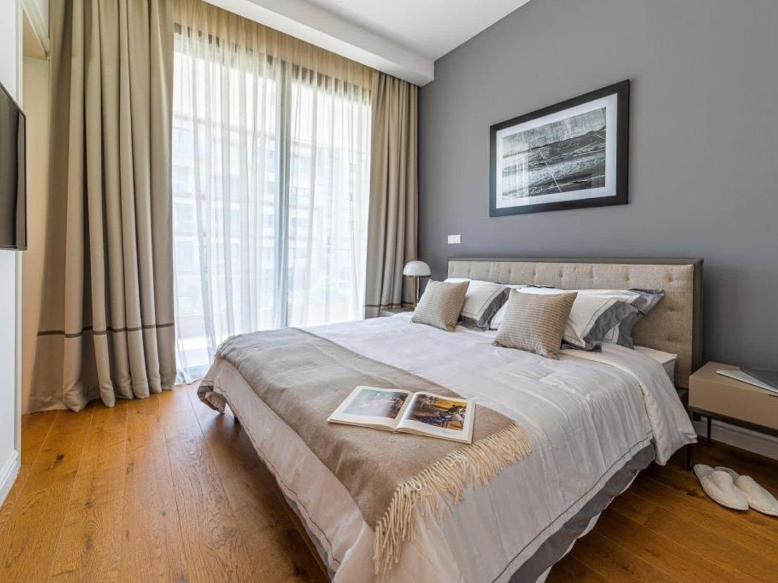 Bedroom of 1 bedroom Apartment in The city center of limassol Bedroom of 1 bedroom Apartment in The city center of limassol