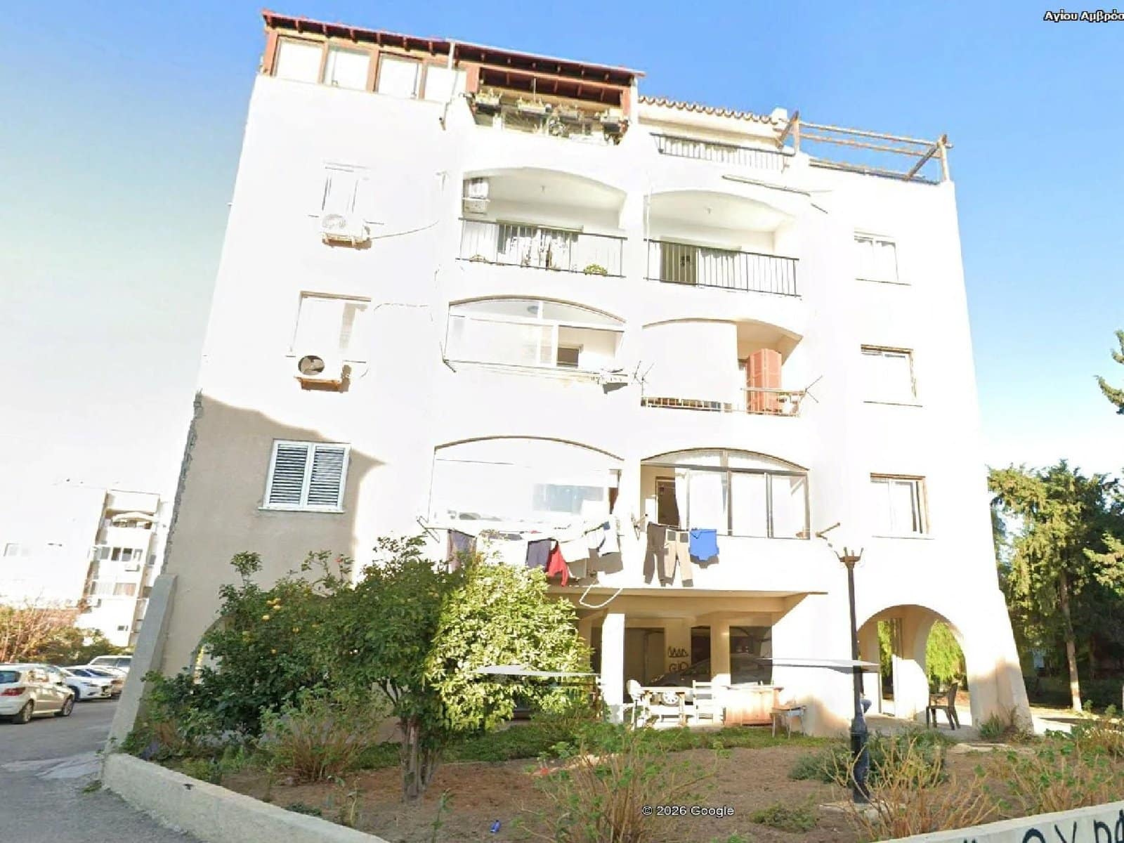 building view of 2 bedroom apartment in Kato Paphos building view of 2 bedroom apartment in Kato Paphos
