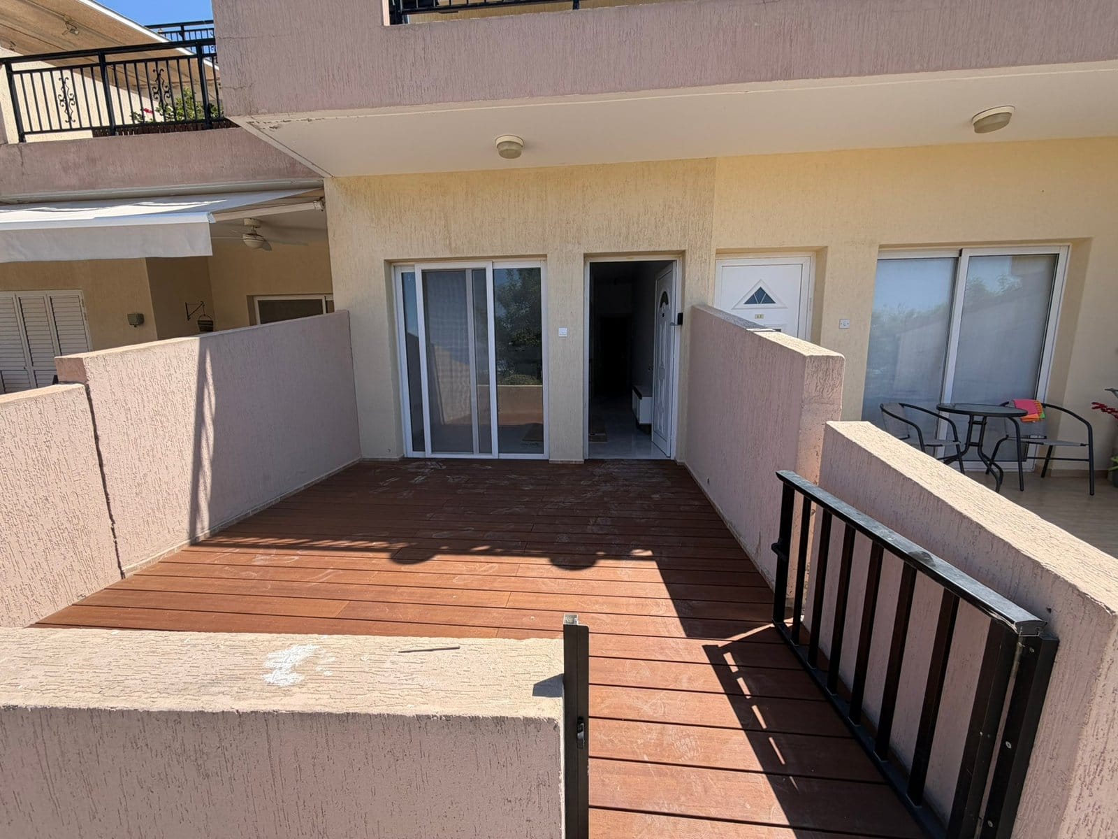 balcony view in 1 bedroom ground floor apartment in mesa choria balcony view in 1 bedroom ground floor apartment in mesa choria