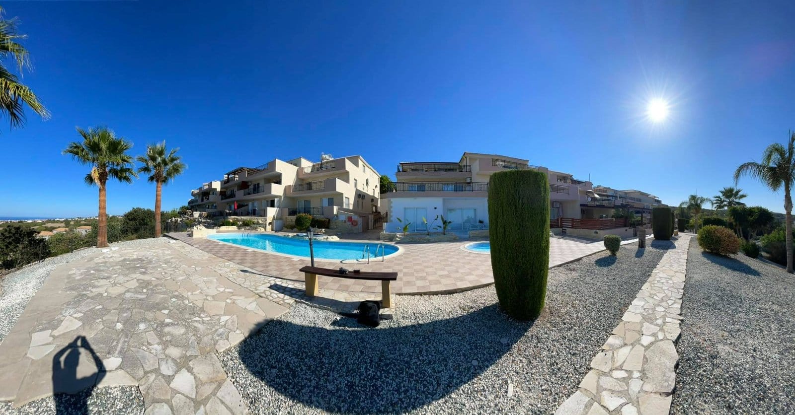 Pool view for 1 bedroom ground floor Apartment near ISOP Pool view for 1 bedroom ground floor Apartment near ISOP
