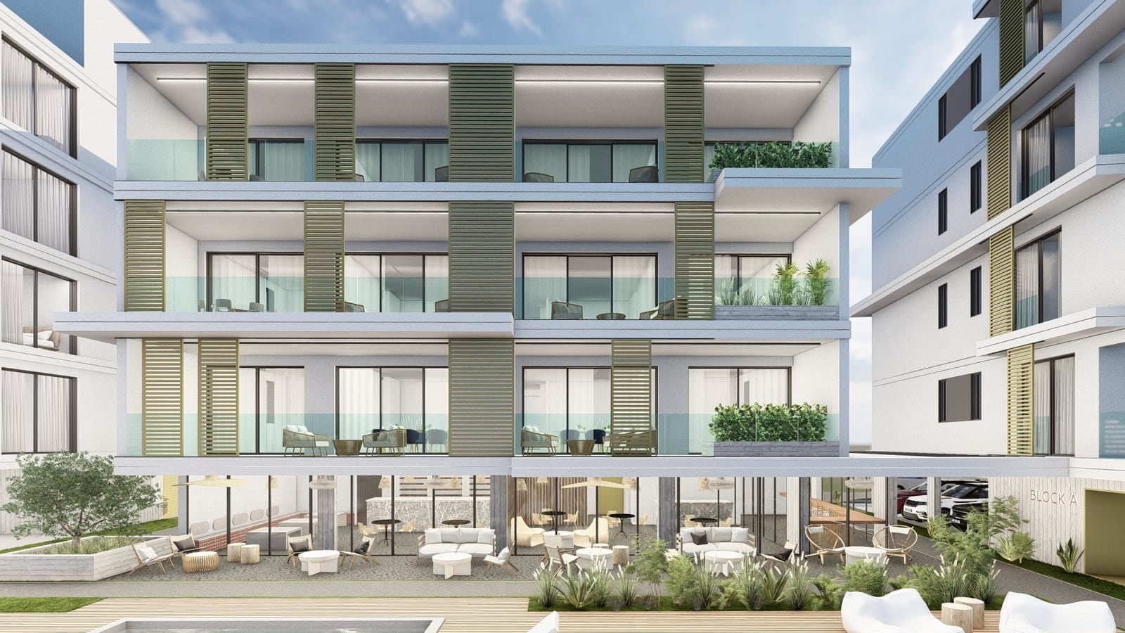 CGI’s of Kato Paphos 2 bedroom apartments CGI's of Kato Paphos 2 bedroom apartments