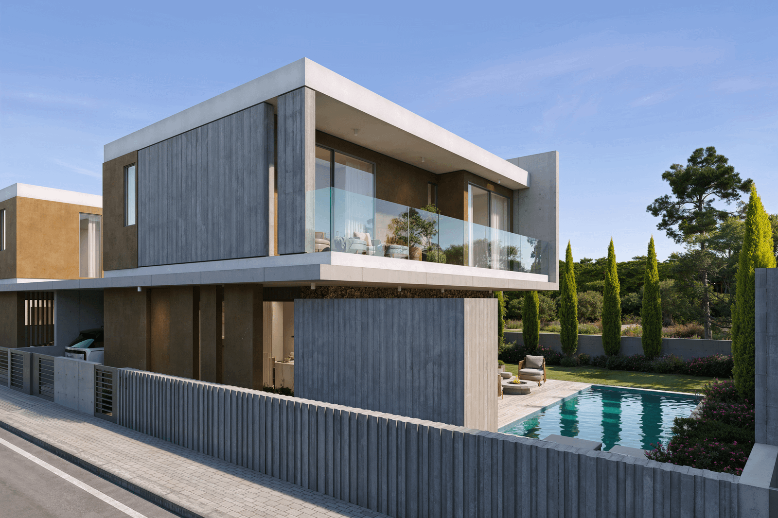 3 Bedroom villa with pool in geroskipou@1.5 3 Bedroom villa with pool in geroskipou
