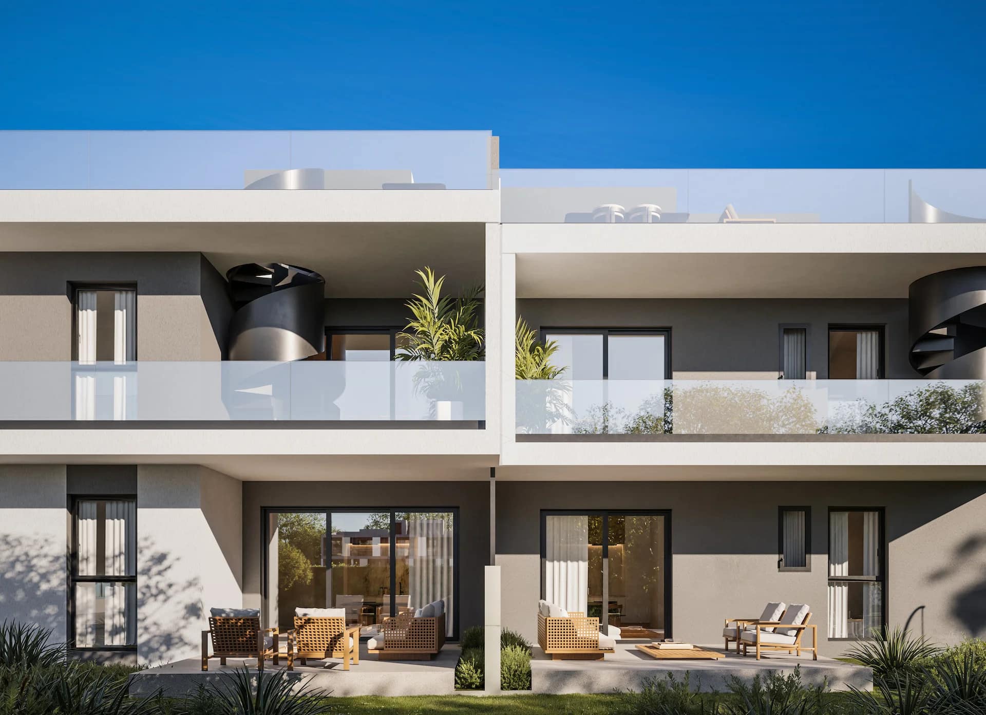 BUilding view of 2 bedroom and 2 bathroom apartment in universal paphos BUilding view of 2 bedroom and 2 bathroom apartment in universal paphos