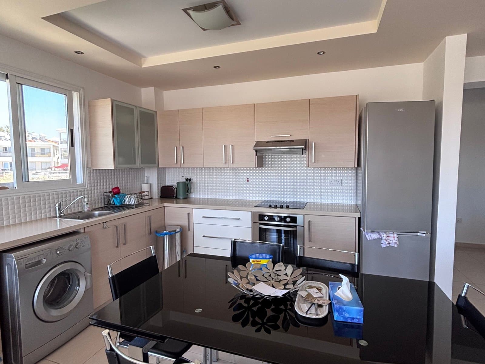 Kitchen in 2 bedroom seaview apartment in chlorka Kitchen in 2 bedroom seaview apartment in chlorka