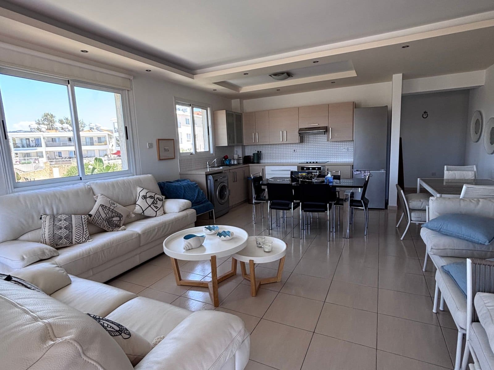 Lounge in 2 bedroom apartment in chloraka Lounge in 2 bedroom apartment in chloraka