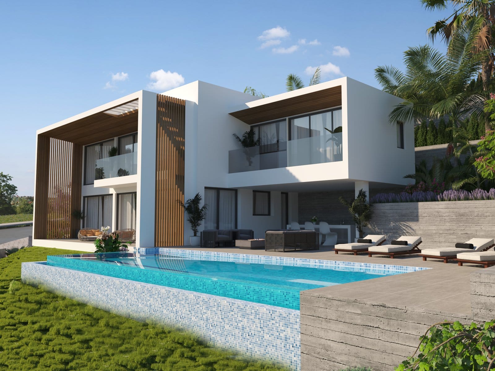 Luxury 5 Bedroom Villa with Panoramic seaviews in Tsada with 5 % vat Luxury 5 Bedroom Villa with Panoramic seaviews in Tsada with 5 % vat