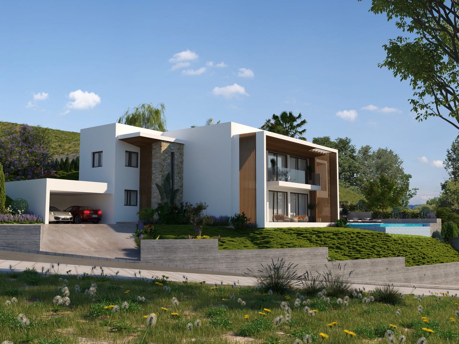 Luxury 5 Bedroom Villa with Panoramic seaviews in Tsada with 5 % vat Luxury 5 Bedroom Villa with Panoramic seaviews in Tsada with 5 % vat