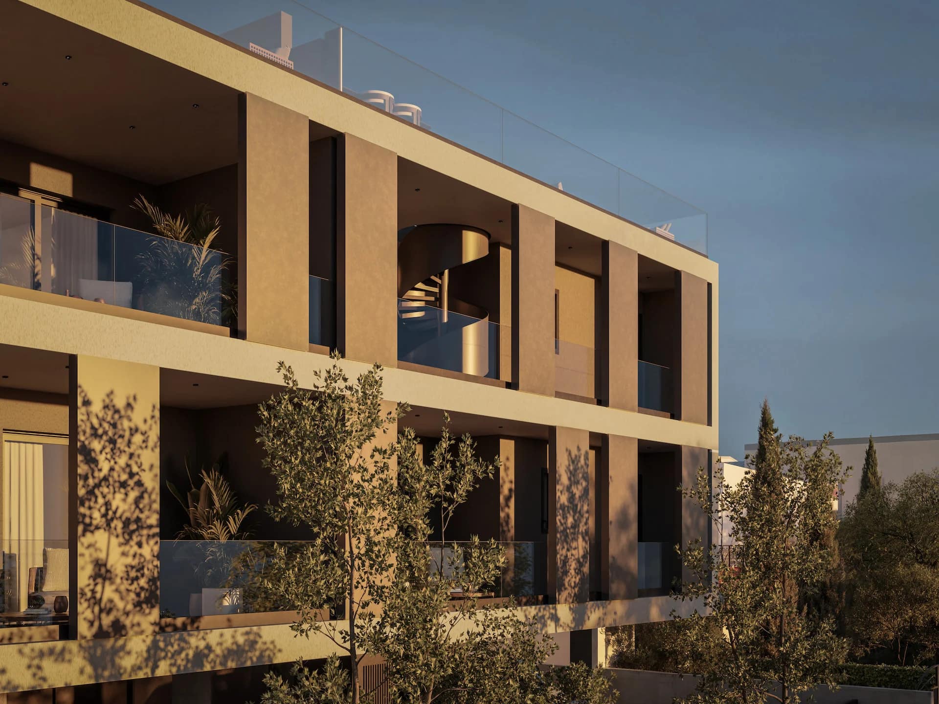 BUilding view of 2 bedroom and 2 bathroom apartment in universal paphos BUilding view of 2 bedroom and 2 bathroom apartment in universal paphos