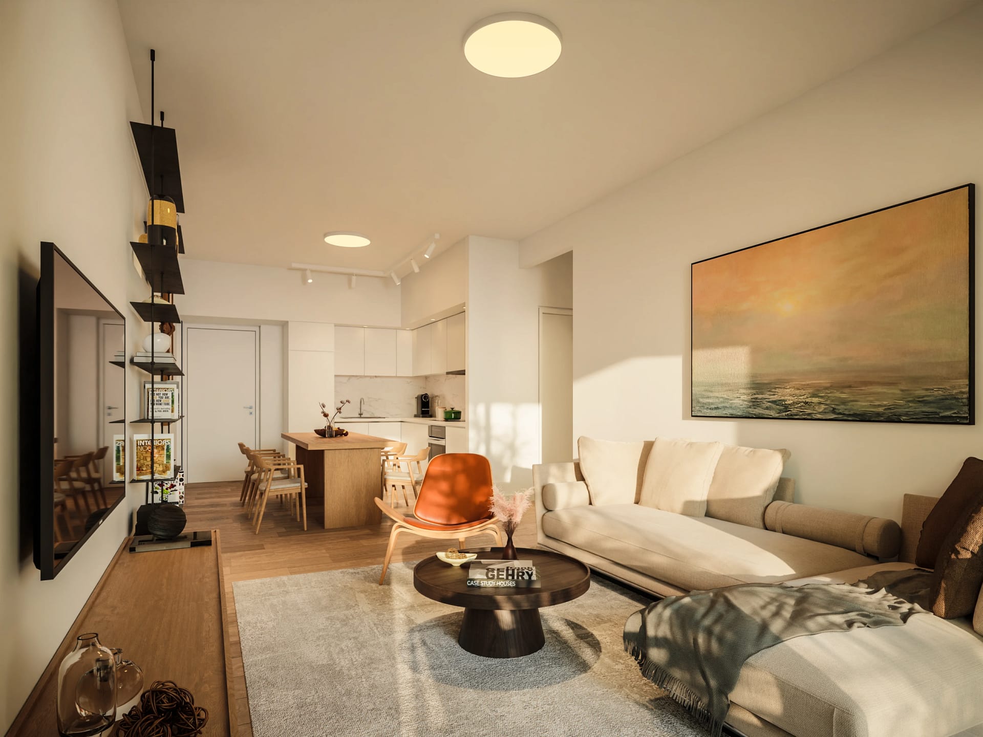 lounge of 1 bedroom apartment in ayios ioannis limassol off plan lounge of 1 bedroom apartment in ayios ioannis limassol off plan