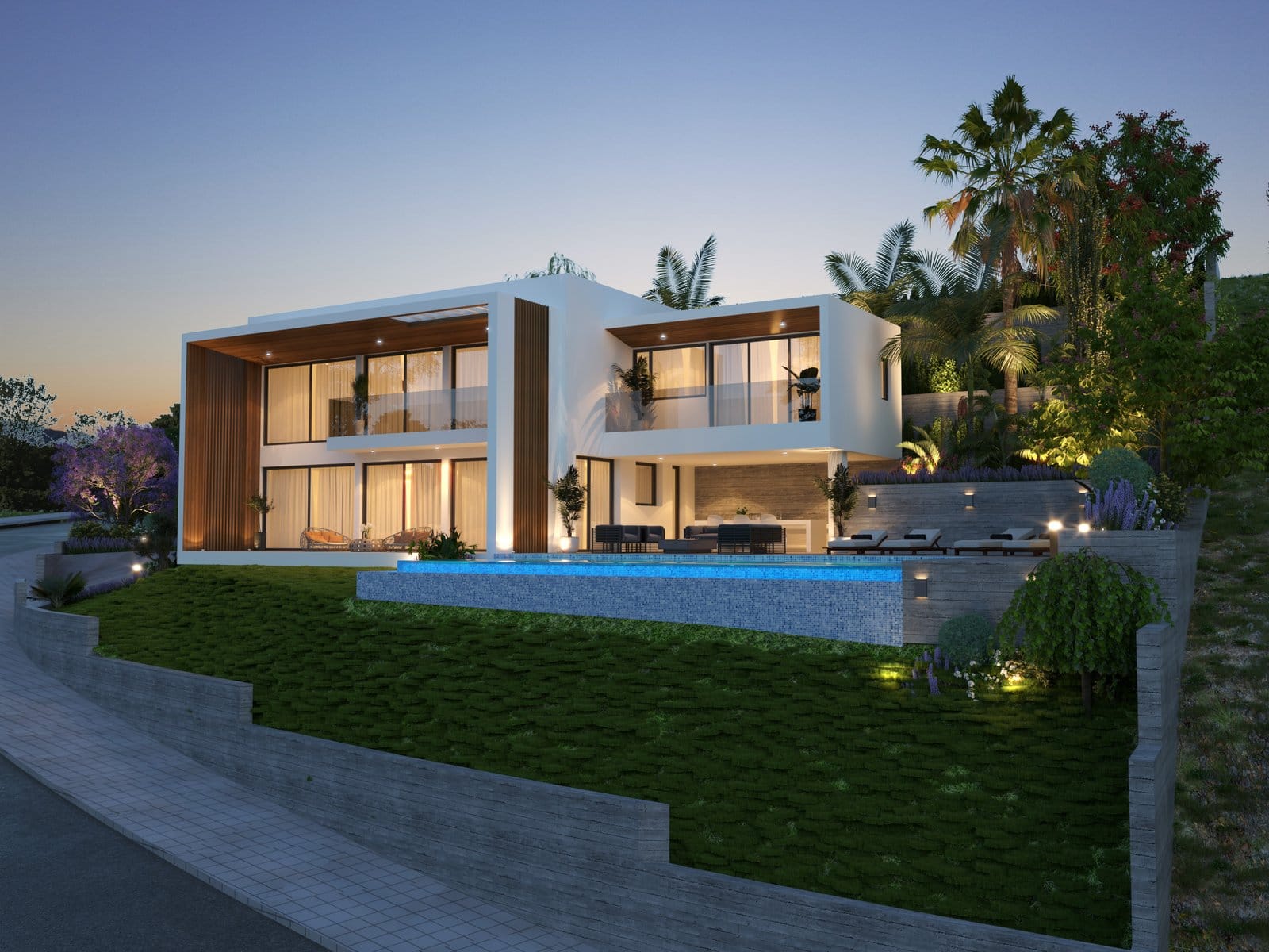 Luxury 5 Bedroom Villa with Panoramic seaviews in Tsada with 5 % vat Luxury 5 Bedroom Villa with Panoramic seaviews in Tsada with 5 % vat