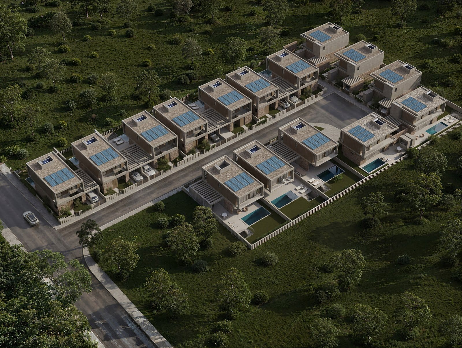 15F Site plan of the new project in Geroskipou