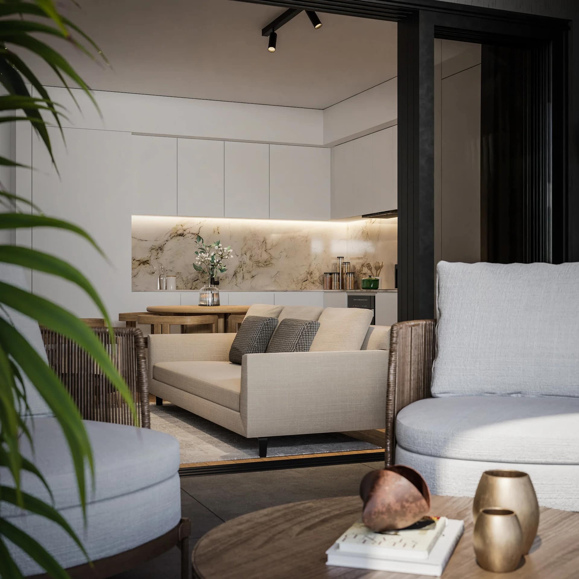 Lounge of 2 bedroom and 2 bathroom apartment in universal paphos Lounge of 2 bedroom and 2 bathroom apartment in universal paphos