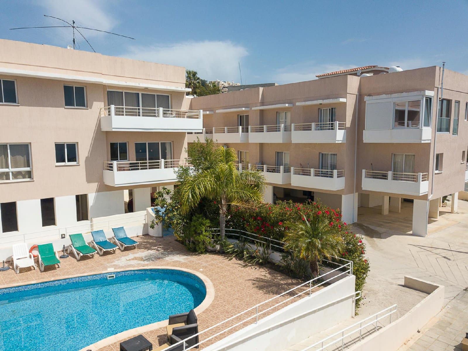 Pool view of studio in Peyia Paphos Pool view of studio in Peyia Paphos